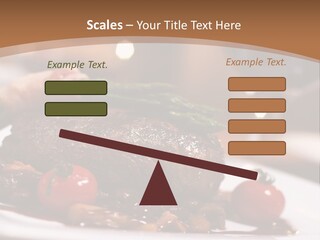 Pork Steak Food PowerPoint Template