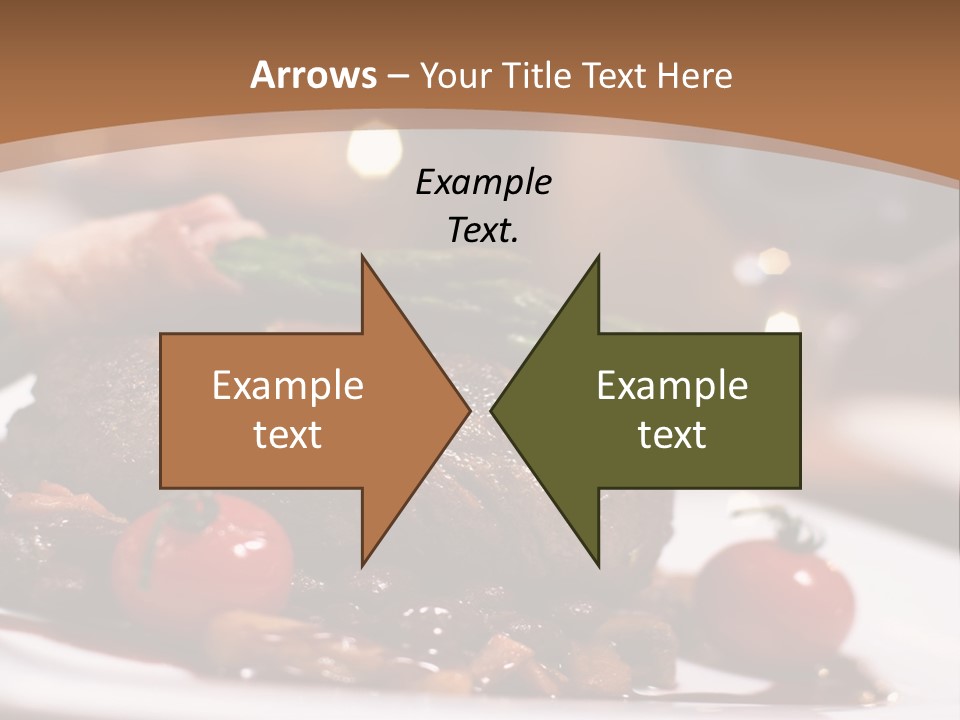 Pork Steak Food PowerPoint Template