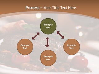 Pork Steak Food PowerPoint Template