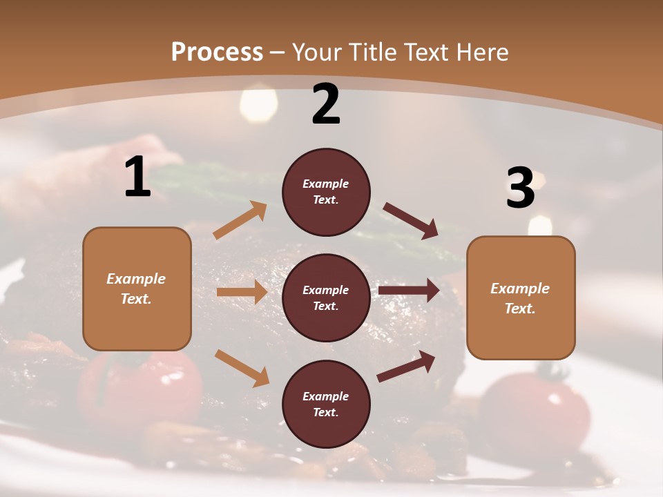 Pork Steak Food PowerPoint Template