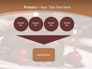 Pork Steak Food PowerPoint Template