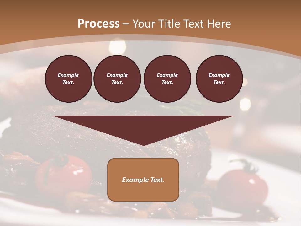 Pork Steak Food PowerPoint Template