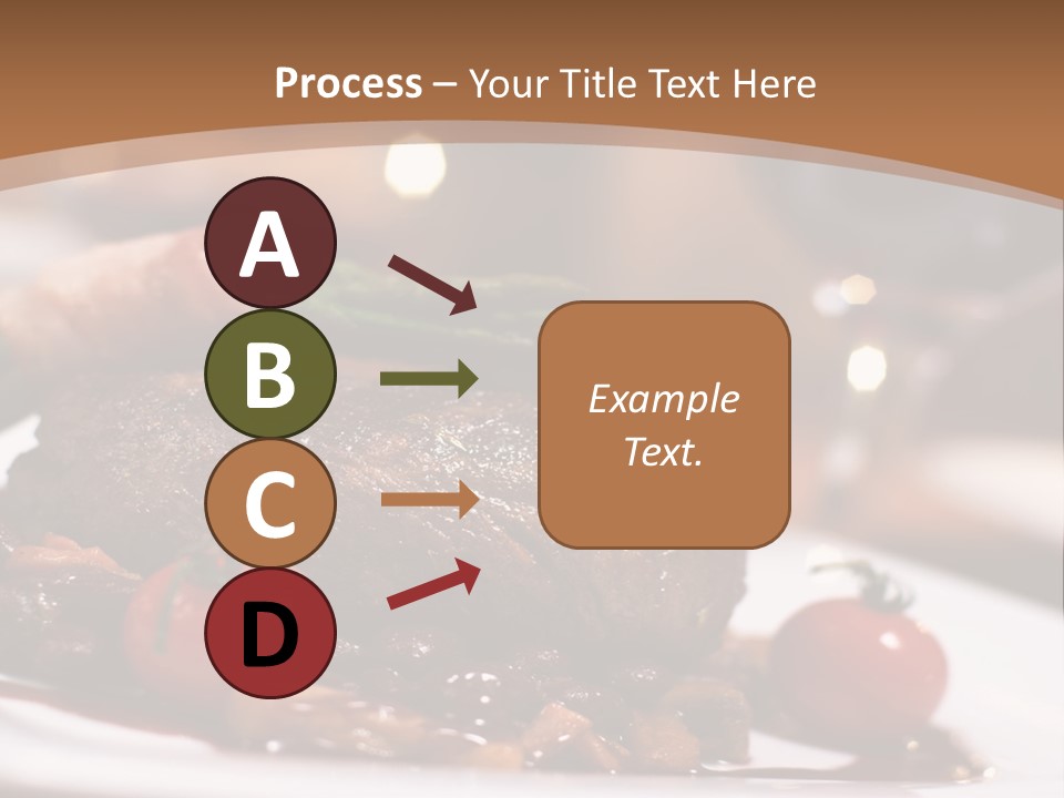 Pork Steak Food PowerPoint Template