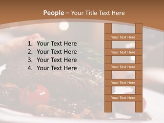 Pork Steak Food PowerPoint Template