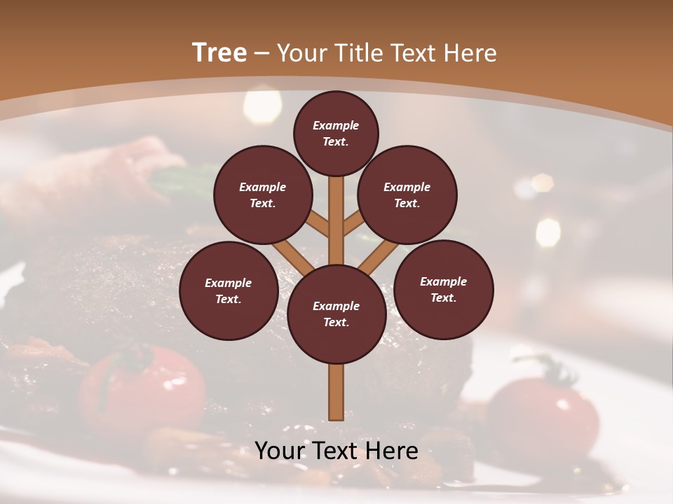 Pork Steak Food PowerPoint Template