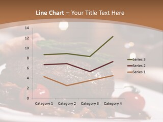 Pork Steak Food PowerPoint Template