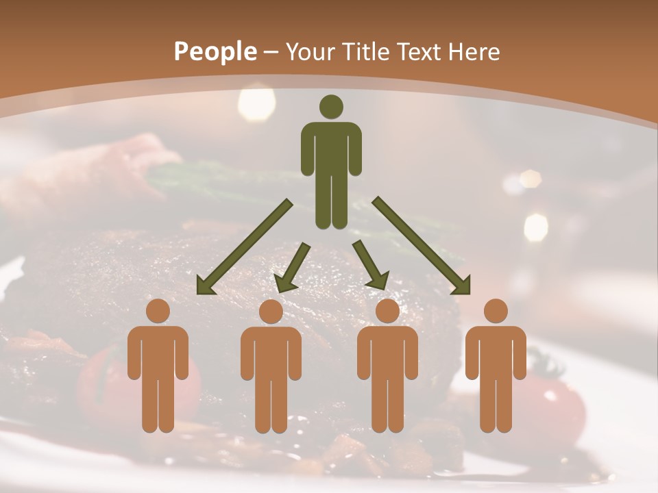Pork Steak Food PowerPoint Template