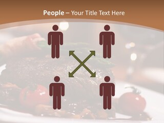 Pork Steak Food PowerPoint Template