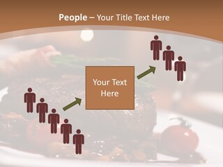 Pork Steak Food PowerPoint Template