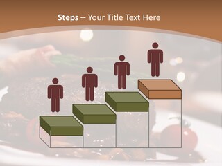 Pork Steak Food PowerPoint Template