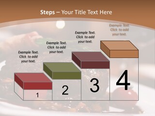 Pork Steak Food PowerPoint Template