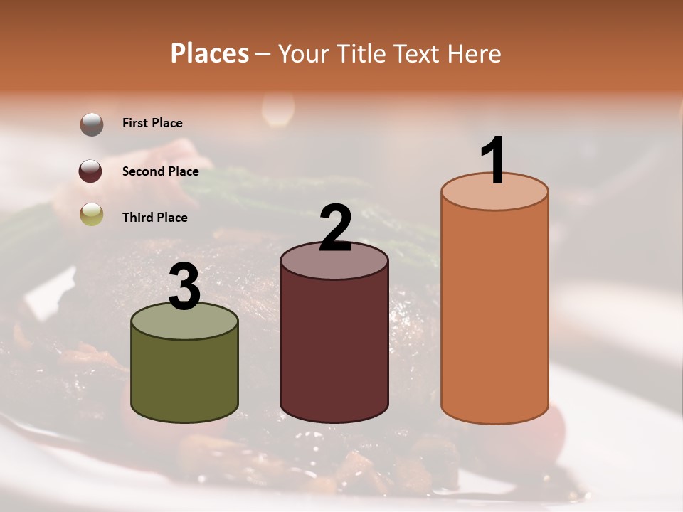 Grill Dinner Ribs PowerPoint Template