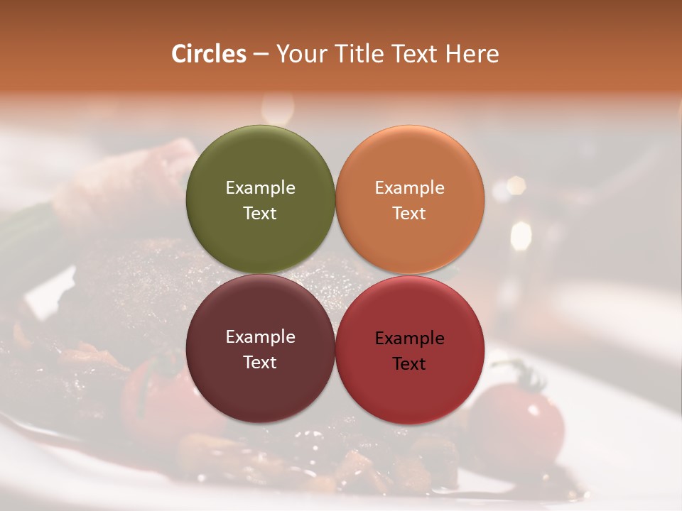 Grill Dinner Ribs PowerPoint Template