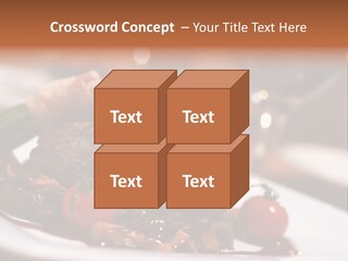 Grill Dinner Ribs PowerPoint Template