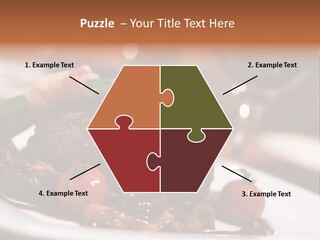 Grill Dinner Ribs PowerPoint Template