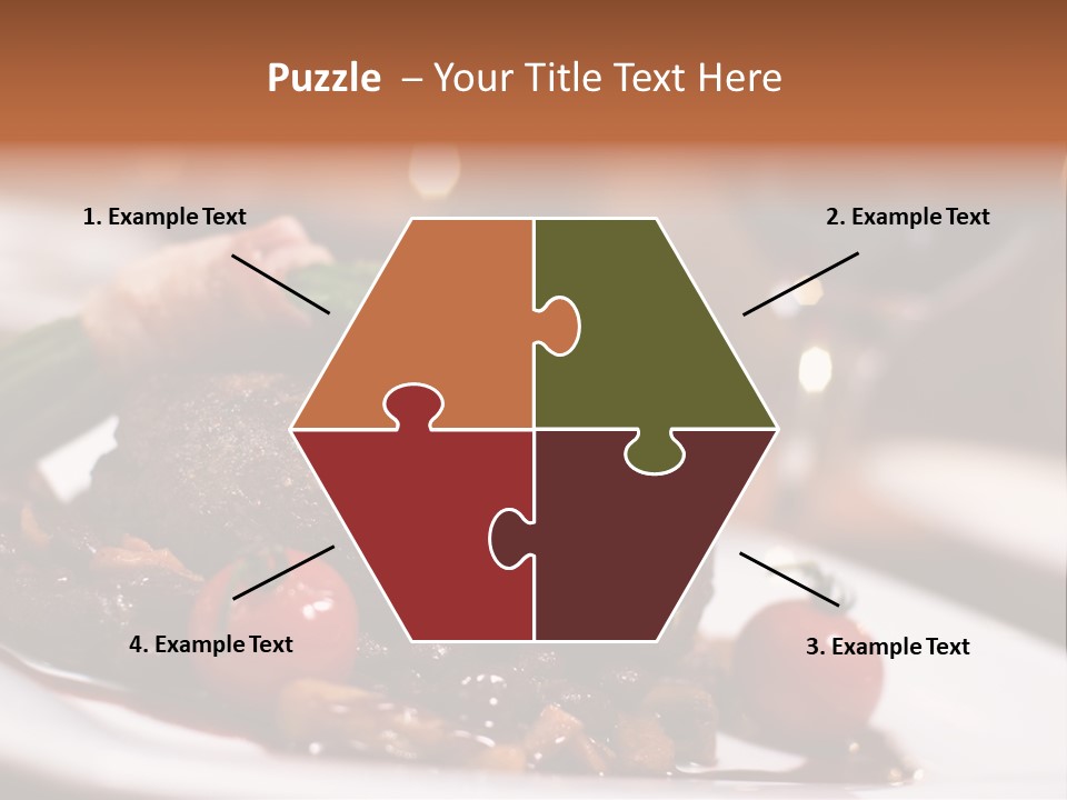 Grill Dinner Ribs PowerPoint Template