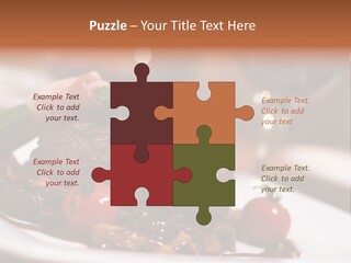 Grill Dinner Ribs PowerPoint Template