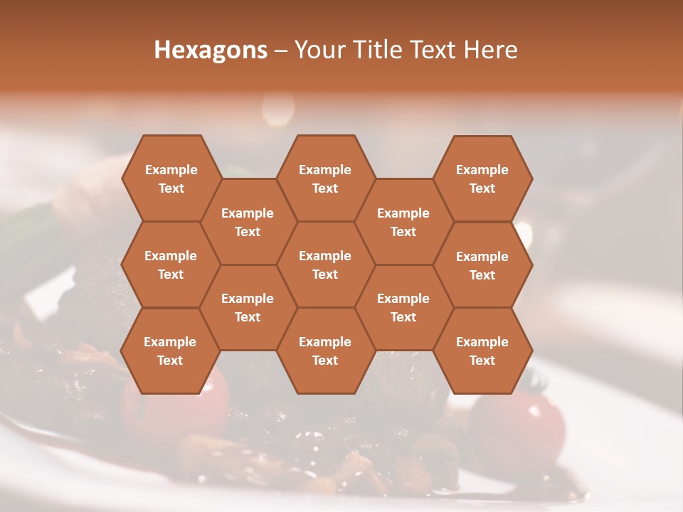 Grill Dinner Ribs PowerPoint Template