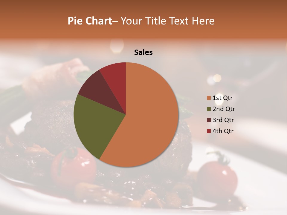 Grill Dinner Ribs PowerPoint Template