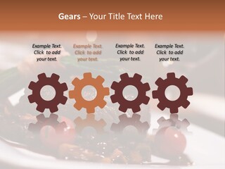 Grill Dinner Ribs PowerPoint Template