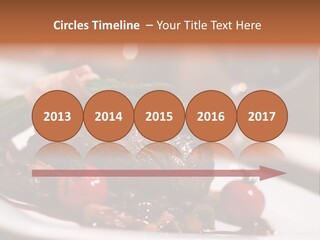 Grill Dinner Ribs PowerPoint Template