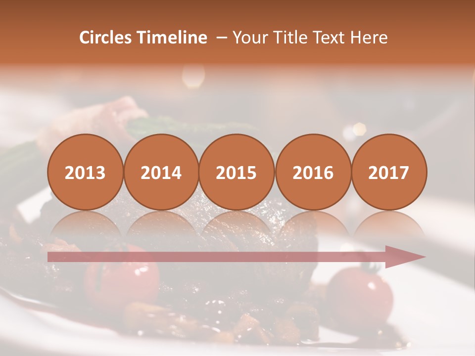 Grill Dinner Ribs PowerPoint Template