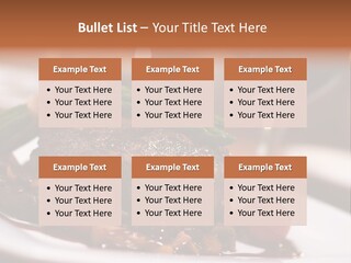 Grill Dinner Ribs PowerPoint Template