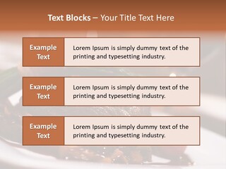 Grill Dinner Ribs PowerPoint Template