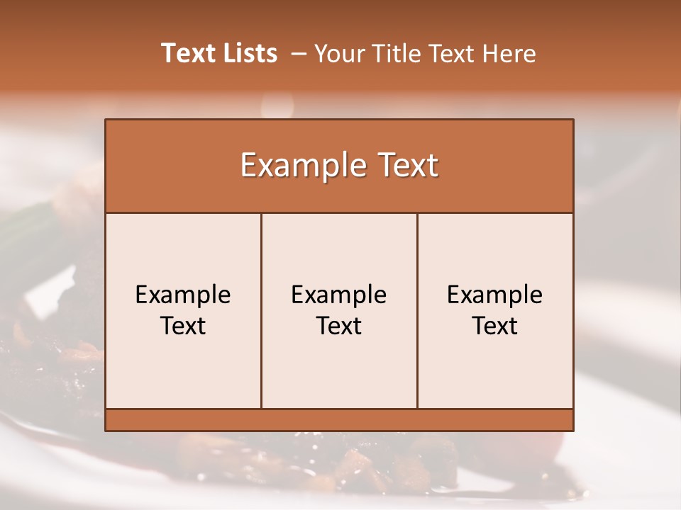 Grill Dinner Ribs PowerPoint Template