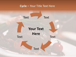 Grill Dinner Ribs PowerPoint Template