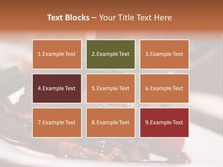 Grill Dinner Ribs PowerPoint Template