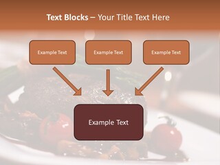 Grill Dinner Ribs PowerPoint Template