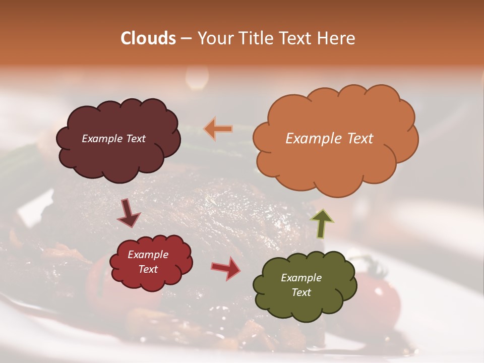 Grill Dinner Ribs PowerPoint Template
