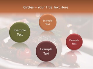 Grill Dinner Ribs PowerPoint Template