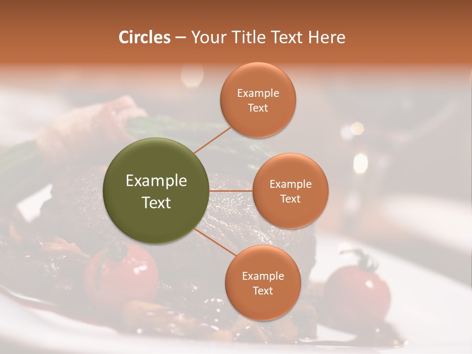 Grill Dinner Ribs PowerPoint Template