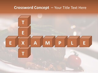 Grill Dinner Ribs PowerPoint Template