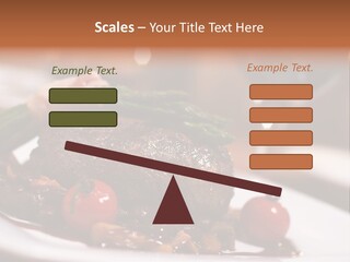 Grill Dinner Ribs PowerPoint Template