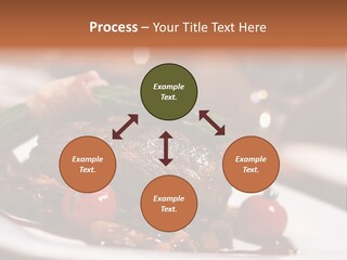 Grill Dinner Ribs PowerPoint Template