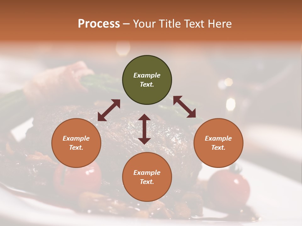 Grill Dinner Ribs PowerPoint Template