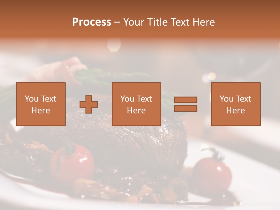 Grill Dinner Ribs PowerPoint Template
