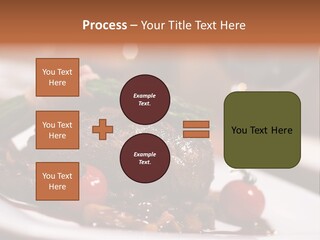 Grill Dinner Ribs PowerPoint Template