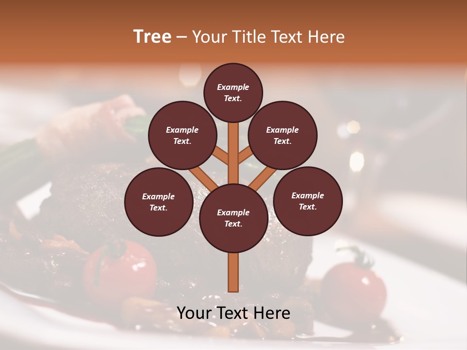 Grill Dinner Ribs PowerPoint Template