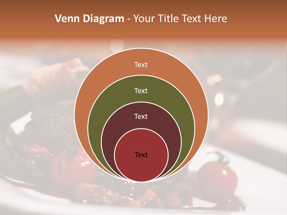 Grill Dinner Ribs PowerPoint Template