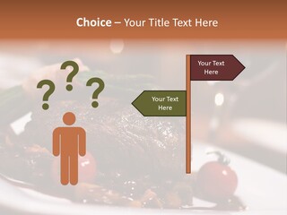 Grill Dinner Ribs PowerPoint Template
