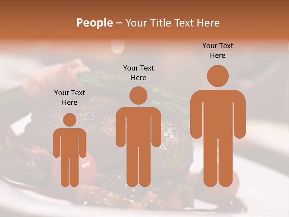 Grill Dinner Ribs PowerPoint Template