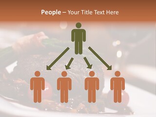Grill Dinner Ribs PowerPoint Template