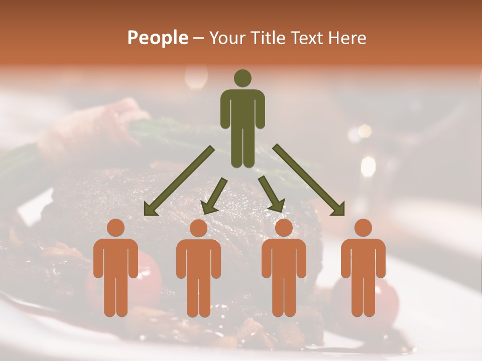 Grill Dinner Ribs PowerPoint Template