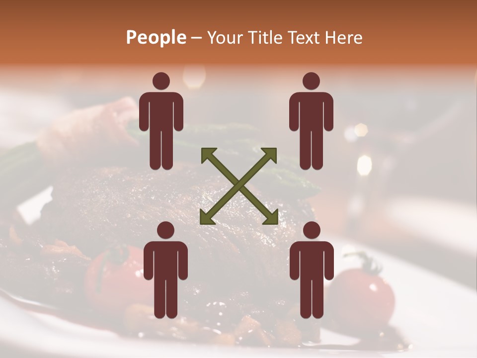 Grill Dinner Ribs PowerPoint Template