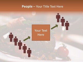 Grill Dinner Ribs PowerPoint Template