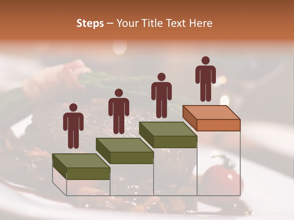 Grill Dinner Ribs PowerPoint Template